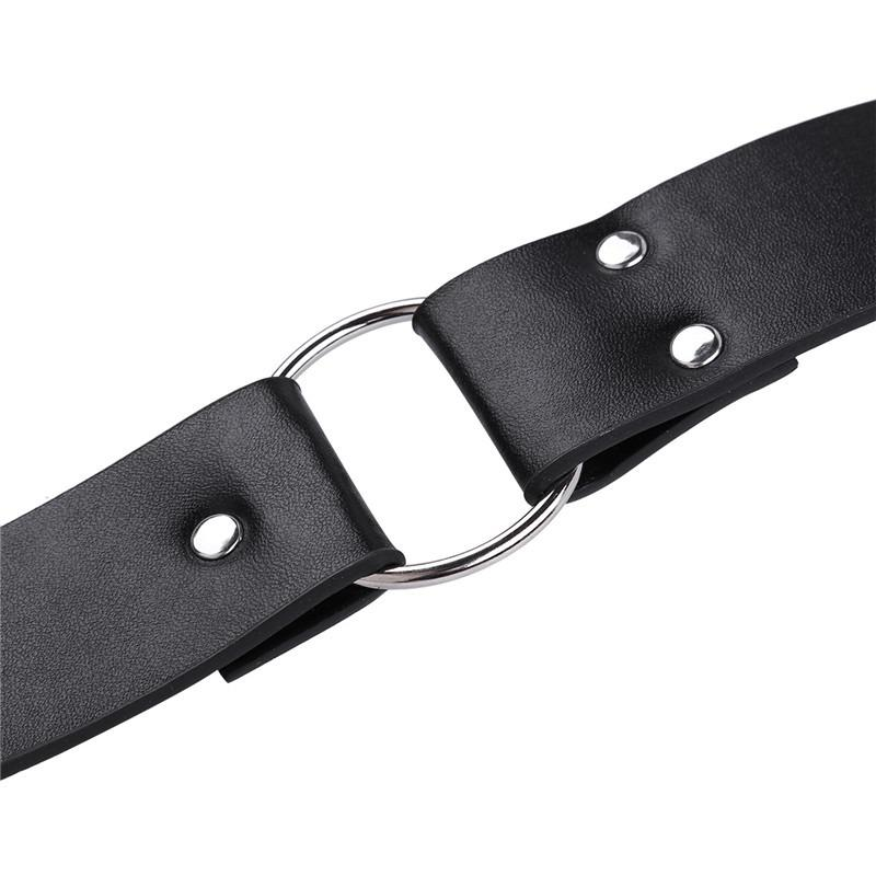Men Body Chest Harness Bondage / Faux Leather Shoulder Half Harness for Men - EVE's SECRETS