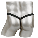 Men's G-string with Detachable Pouch / Rivet Panties with Metal Rings / Male Sexy Underwear - EVE's SECRETS