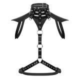 Men's Body Harness With Faux Leather / O-rings Halter Neck Buckles Fancy Costume - EVE's SECRETS