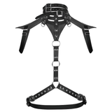 Men's Body Harness With Faux Leather / O-rings Halter Neck Buckles Fancy Costume - EVE's SECRETS