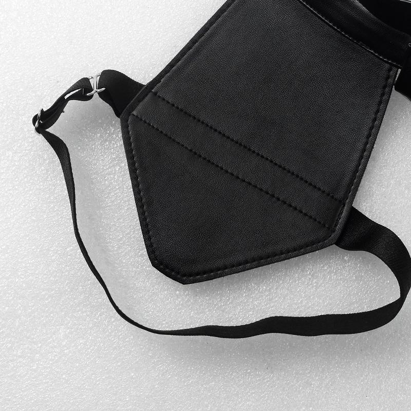 Men's Body Harness With Faux Leather / O-rings Halter Neck Buckles Fancy Costume - EVE's SECRETS