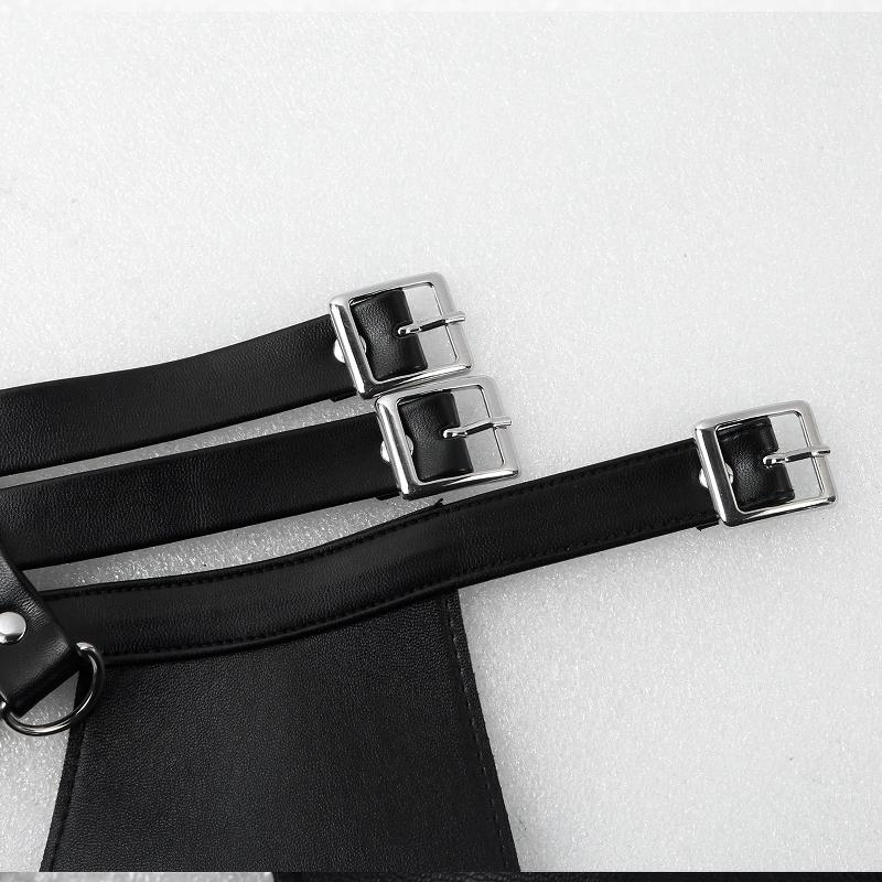 Men's Body Harness With Faux Leather / O-rings Halter Neck Buckles Fancy Costume - EVE's SECRETS