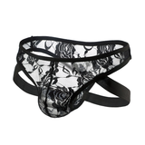 Men's Breathable Lace Jockstrap Underwear / Male Sexy T-Back Underpants Lingerie - EVE's SECRETS
