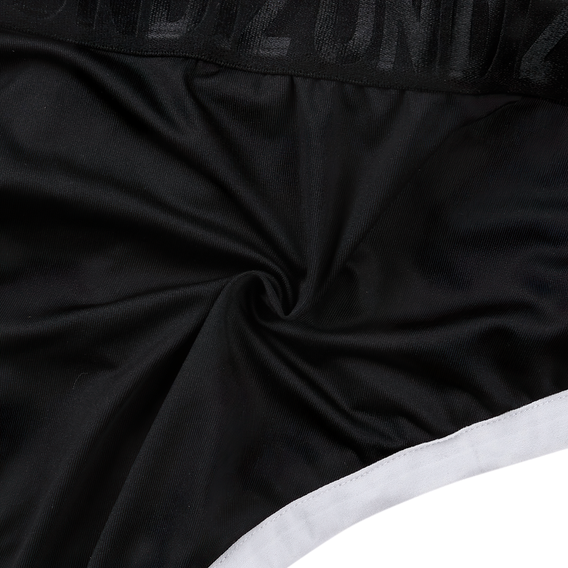 Men's Breathable Soft Satin Lingerie / Sexy Black & White Low Rise Stretchy Briefs Underwear - EVE's SECRETS