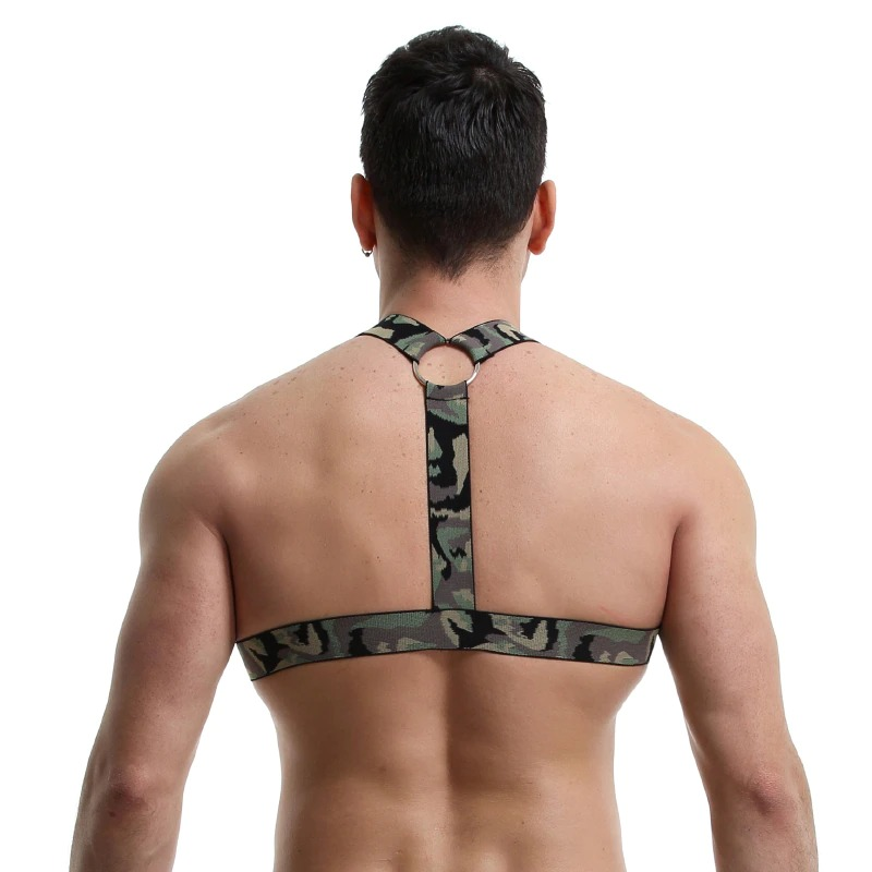 Men's Chest Harness Bondage / Sexy Male Hollow Out Elastic Straps / Erotic Male Costume - EVE's SECRETS