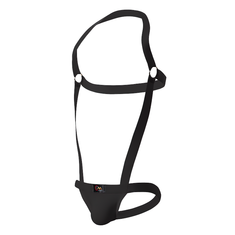 Men's Elastic Shoulder Strap Thong Bodysuit / Sexy Backless Suspender Jockstrap Underwear - EVE's SECRETS