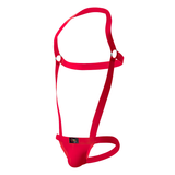 Men's Elastic Shoulder Strap Thong Bodysuit / Sexy Backless Suspender Jockstrap Underwear - EVE's SECRETS