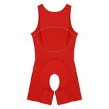 Men's Erotic U Neck Sleeveless Bodysuit / Crotchless Open Butt Leotard Patchwork Bodycon - EVE's SECRETS
