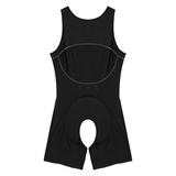 Men's Erotic U Neck Sleeveless Bodysuit / Crotchless Open Butt Leotard Patchwork Bodycon - EVE's SECRETS