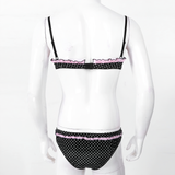 Men's Exotic Lingerie Set / Spaghetti Straps Ruffles Bra Top With Underwear Panties - EVE's SECRETS