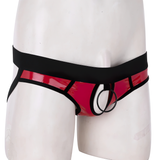 Men's Faux Leather Open Back Bikini / Hollow Out G-string Sexy Underwear With Metal O-Ring - EVE's SECRETS