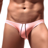 Men's Gay Thin Underwear / Male Breathable Bikini Briefs With U Convex Pouch / Nylon Underpants - EVE's SECRETS