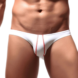 Men's Gay Thin Underwear / Male Breathable Bikini Briefs With U Convex Pouch / Nylon Underpants - EVE's SECRETS