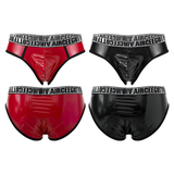 Men's Letter Print Elastic Waistband Underwear / Low Waist Bulge Pouch Male Underpants - EVE's SECRETS