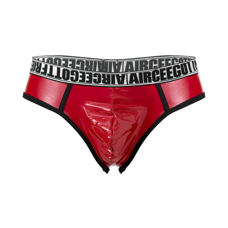 Men's Letter Print Elastic Waistband Underwear / Low Waist Bulge Pouch Male Underpants - EVE's SECRETS