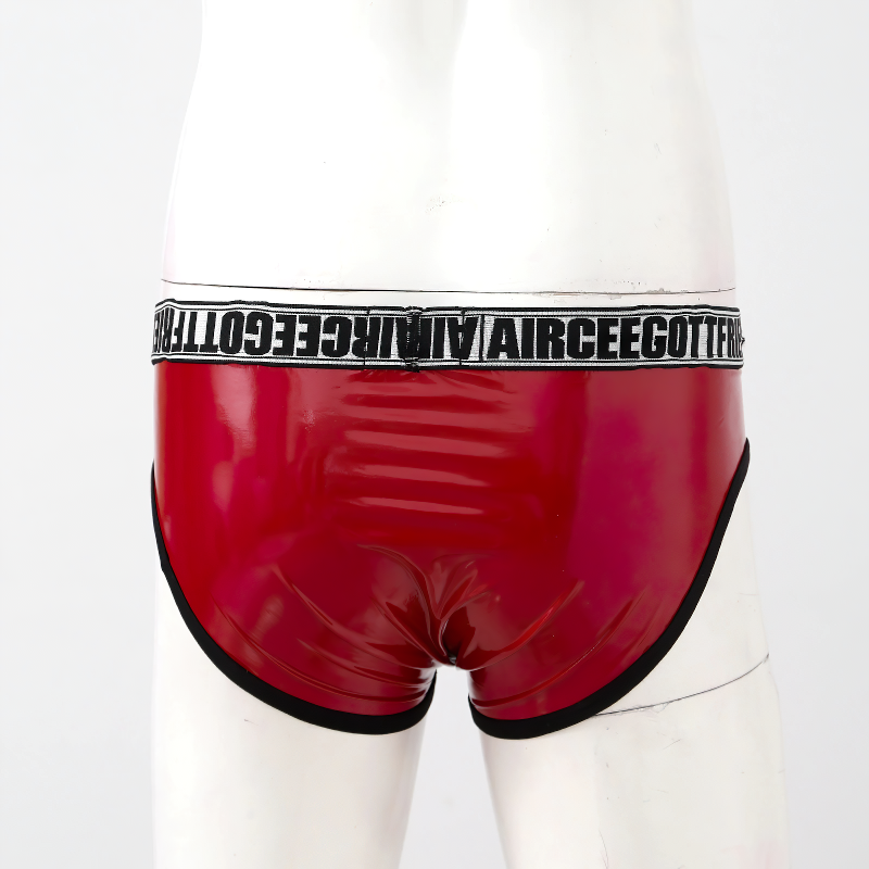 Men's Letter Print Elastic Waistband Underwear / Low Waist Bulge Pouch Male Underpants - EVE's SECRETS