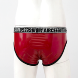 Men's Letter Print Elastic Waistband Underwear / Low Waist Bulge Pouch Male Underpants - EVE's SECRETS