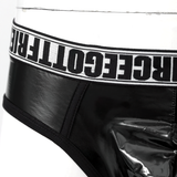 Men's Letter Print Elastic Waistband Underwear / Low Waist Bulge Pouch Male Underpants - EVE's SECRETS