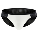 Men's Low Waist Mesh Briefs / Comfortable Silk Sexy Underwear / Breathable Male Panties - EVE's SECRETS
