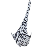 Men's Mankini Strap Sexy Zebra Lingerie / Male Exotic One-Shoulder Bodysuit Underwear - EVE's SECRETS