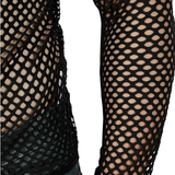 Men's Mesh Long Sleeve O-Neck Summer Top / Sexy Fishnet See Through Clubwear - EVE's SECRETS