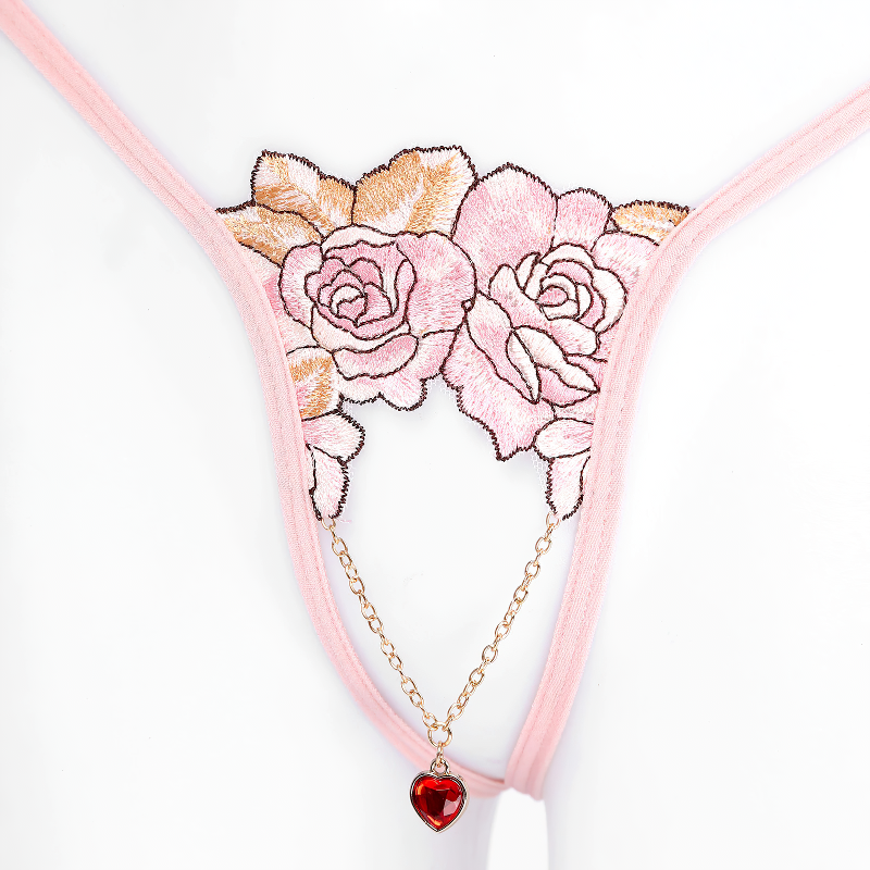 Men's Metal Chain Panties Lingerie / G-Strings Crotchless Open Butt T-Back Underpants - EVE's SECRETS