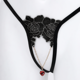 Men's Metal Chain Panties Lingerie / G-Strings Crotchless Open Butt T-Back Underpants - EVE's SECRETS