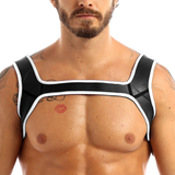 Men's Neoprene Wide Shoulder Straps / Sexy Body Harness For Role Play / Stylish Clubwear - EVE's SECRETS