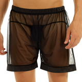 Men's Nightwear See-Though Lingerie Panties / Wetlook Mesh Lounge Boxer Shorts For Gay - EVE's SECRETS