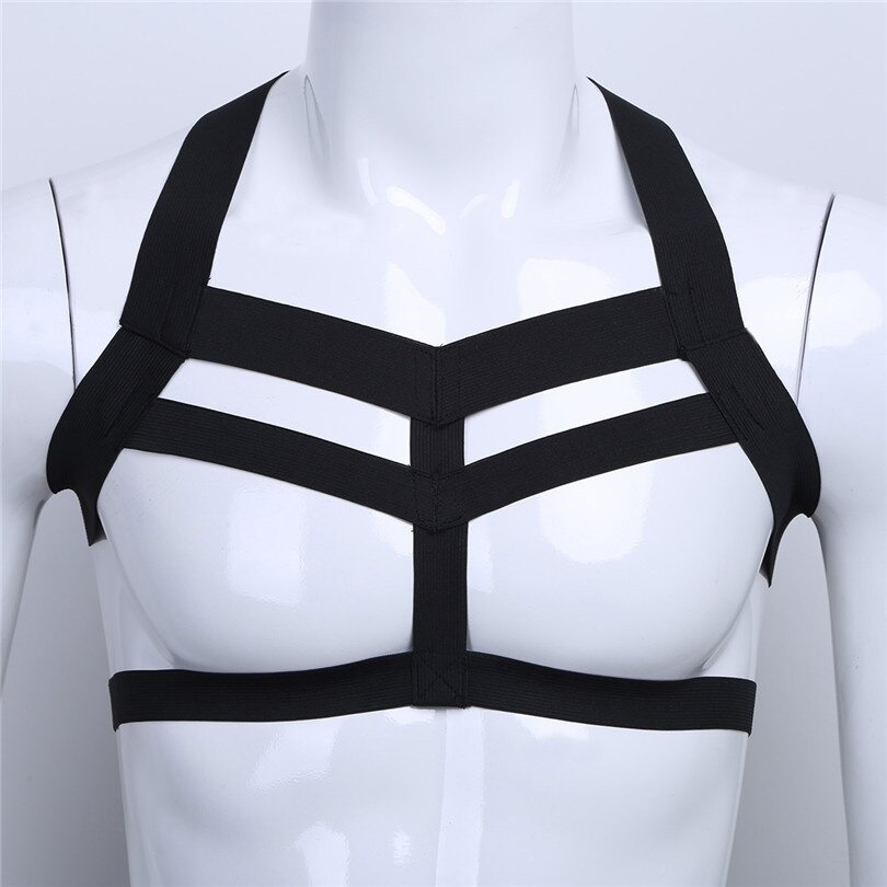 Men's Nylon Chest Harness / Sexy Bondage Underwear for Men / Male Erotic Clothing - EVE's SECRETS