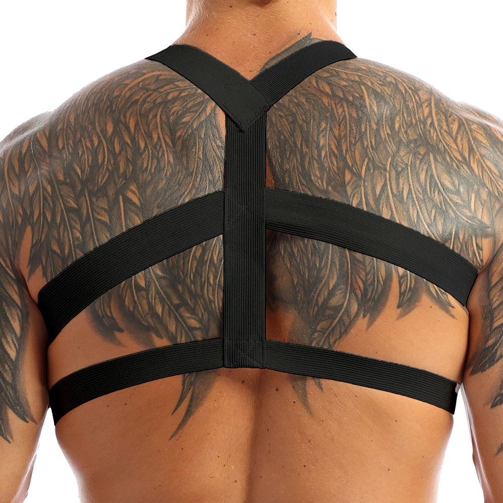 Men's Nylon Chest Harness / Sexy Bondage Underwear for Men / Male Erotic Clothing - EVE's SECRETS