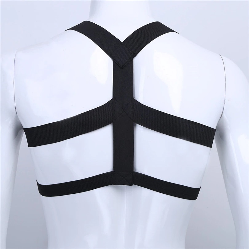 Men's Nylon Chest Harness / Sexy Bondage Underwear for Men / Male Erotic Clothing - EVE's SECRETS
