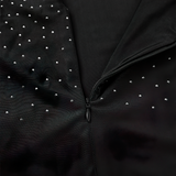 Men's One-Piece Shiny Rhinestones Leotard Bodysuit / Long Sleeve V-Neck Latin Tango Costume - EVE's SECRETS