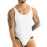 Men's One-Piece Sleeveless Leotard Bodysuit / High Cut Underwear Lingerie Swimwear - EVE's SECRETS