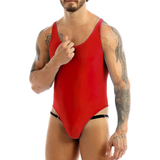Men's One-Piece Sleeveless Leotard Bodysuit / High Cut Underwear Lingerie Swimwear - EVE's SECRETS
