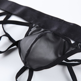 Men's Open-front T-back Jockstrap Briefs / Male Sexy Underwear with Criss-cross Straps - EVE's SECRETS