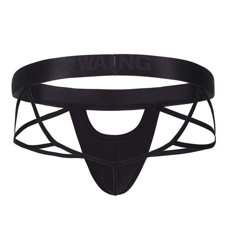 Men's Open-front T-back Jockstrap Briefs / Male Sexy Underwear with Criss-cross Straps - EVE's SECRETS