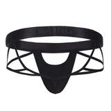 Men's Open-front T-back Jockstrap Briefs / Male Sexy Underwear with Criss-cross Straps - EVE's SECRETS
