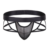Men's Open-front T-back Jockstrap Briefs / Male Sexy Underwear with Criss-cross Straps - EVE's SECRETS