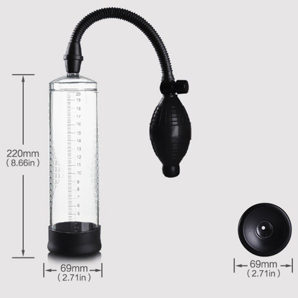 Men's Penis Pump for Enlargement Dick / Adult Soft Sleeve Sex Toy Vacuum for Penis - EVE's SECRETS