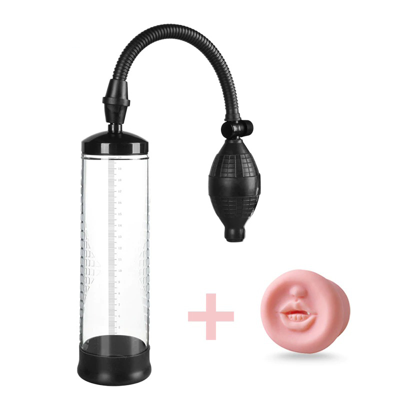 Men's Penis Pump for Enlargement Dick / Adult Soft Sleeve Sex Toy Vacuum for Penis - EVE's SECRETS