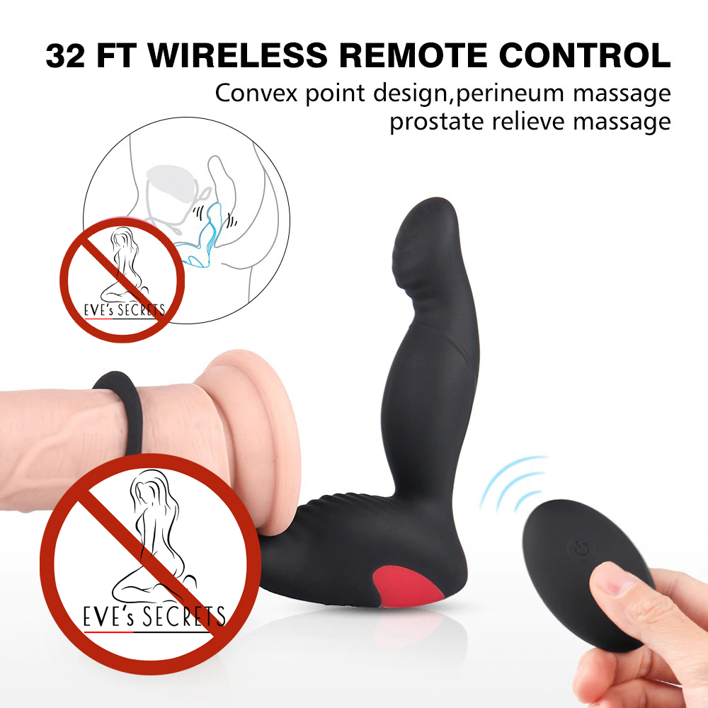 Men's Prostate Massage Vibrator / Waterproof Silicone Anal Plug / Stimulator Butt Toy - EVE's SECRETS