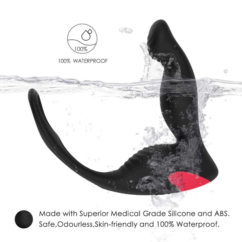 Men's Prostate Massage Vibrator / Waterproof Silicone Anal Plug / Stimulator Butt Toy - EVE's SECRETS