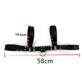 Men's PU Leather Chest Straps Bondage Harness / Male Body Harness Rave Clubwear - EVE's SECRETS