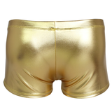Men's PU Leather Drawstring Boxer Briefs / Male Shiny Boxer Shorts Swimwear Underpants - EVE's SECRETS