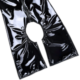 Men's PU Leather Wetlook Bodysuit / Sexy Gay Crotchless Cut Out Body Stocking - EVE's SECRETS