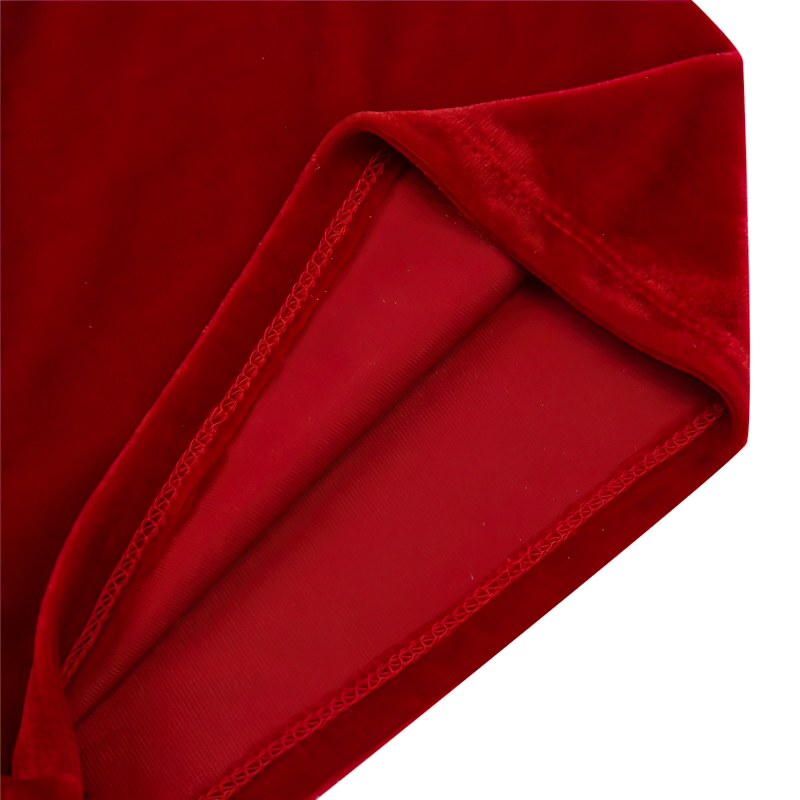 Men's Red Lingerie Velvet Christmas Boxer Shorts / Low Rise Shiny Sequins Bulge Pouch - EVE's SECRETS