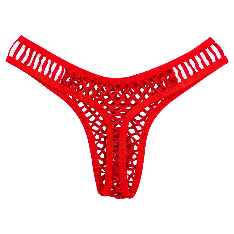 Men's See-Through Fishnet Briefs Underwear / Sexy Bulge Pouch Hollow Out Sexy Underpants - EVE's SECRETS