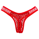 Men's See-Through Fishnet Briefs Underwear / Sexy Bulge Pouch Hollow Out Sexy Underpants - EVE's SECRETS