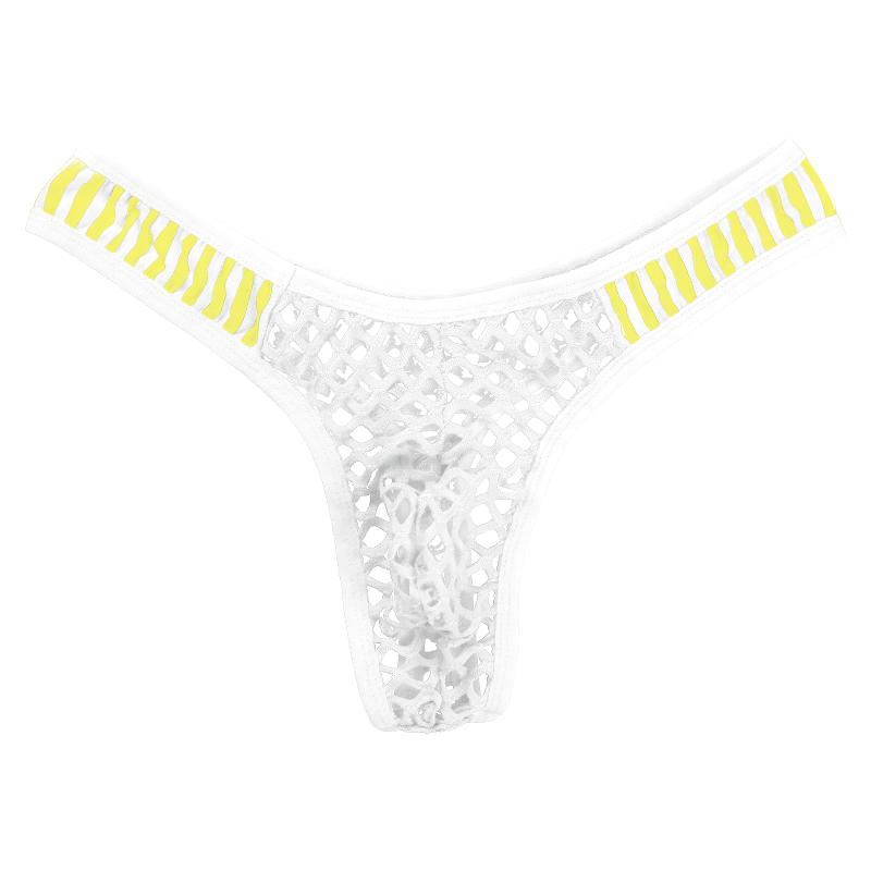 Men's See-Through Fishnet Briefs Underwear / Sexy Bulge Pouch Hollow Out Sexy Underpants - EVE's SECRETS